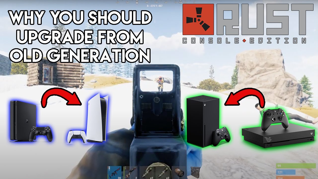 Why you should upgrade from Old Gen - Rust Console Edition - YouTube