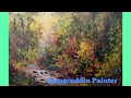 Painting Landscape Palette Knife By Qomaruddin