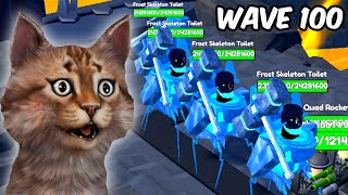 WE GOT TO WAVE 100 ENDLESS MODE in TOILET TOWER DEFENSE by Gravycatman 204,851 views 3 weeks ago 37 minutes