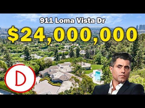 911 Loma Vista | Beverly Hills, CA | $24,000,000 Beverly Hills Mansion Review | Real Estate Market