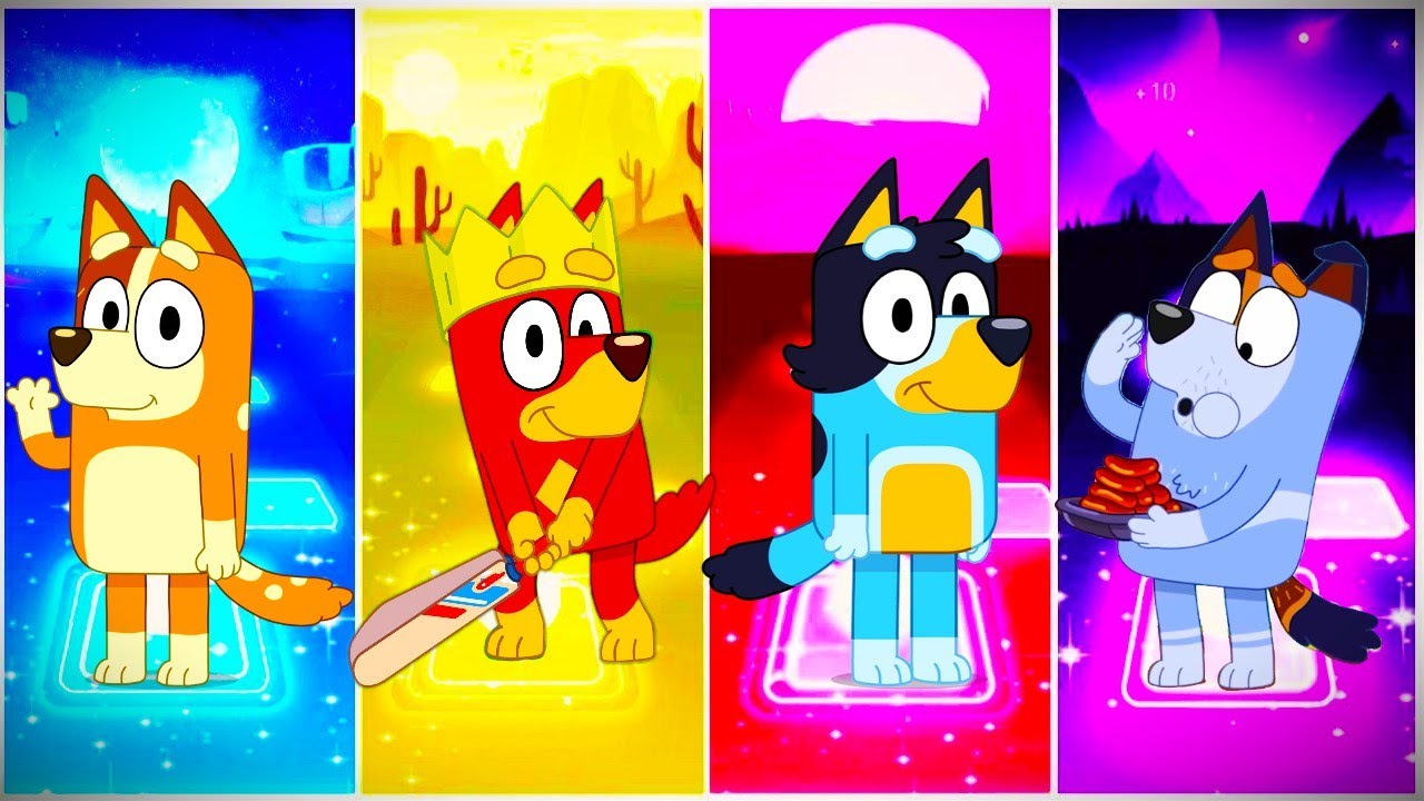 BLUEY Coffin Dance Remix 🔥 BLUEY vs BLUEY | Tiles Hop Music Game Edm #7