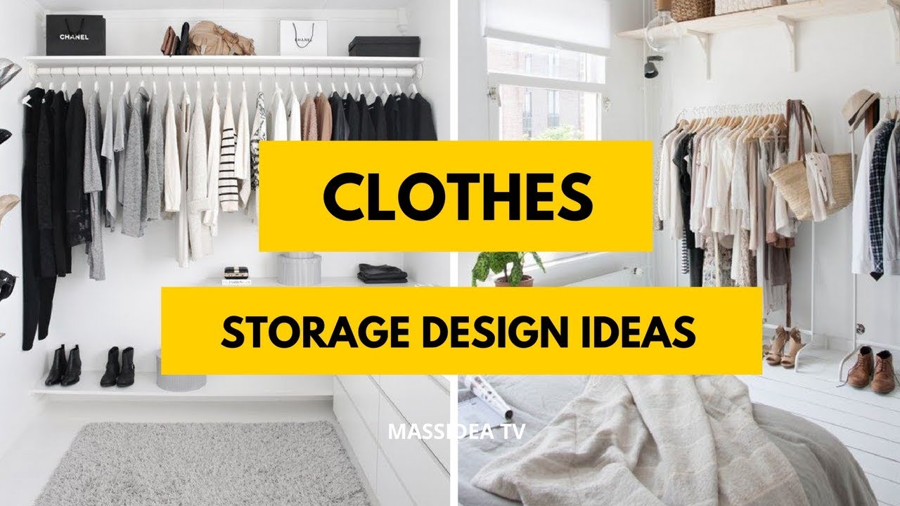 65+ Best Small Space Clothes Storage Design Ideas - YouTube