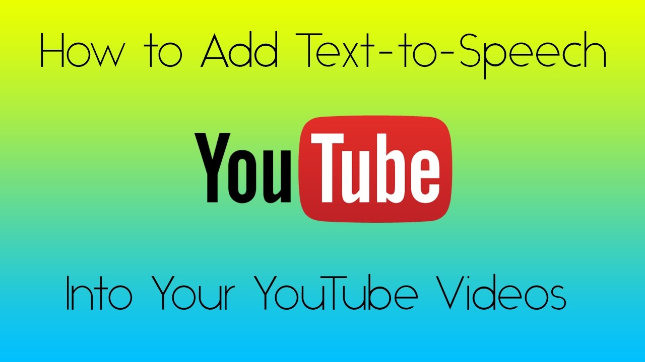 speech youtube to text