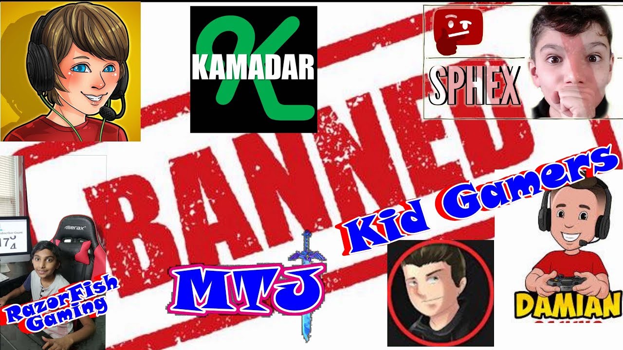 Banned Kid Gamers On Youtube Razorfishgaming Sphex Golden Ninja