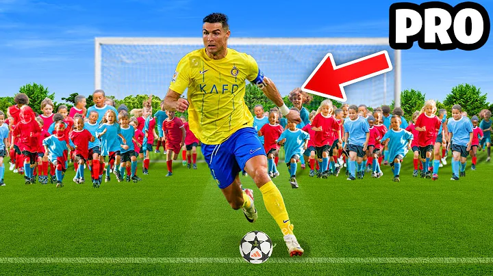 100 Kids VS 10 Year Old Pro Footballer thumbnail