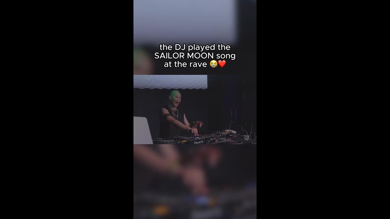 DJ played the sailor moon song 😭❤️ #anime DJ played the sailor moon song 😭❤️ #anime