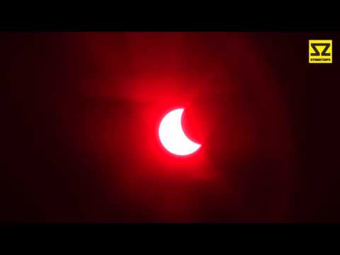 2015 Eclipse in Looe Cornwall - 20-03-2015 (Time-lapsed)