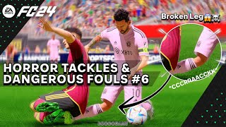 EA FC 24 - Horror Tackles \& Dangerous Fouls☠️ #6 #eafc24 #fc24