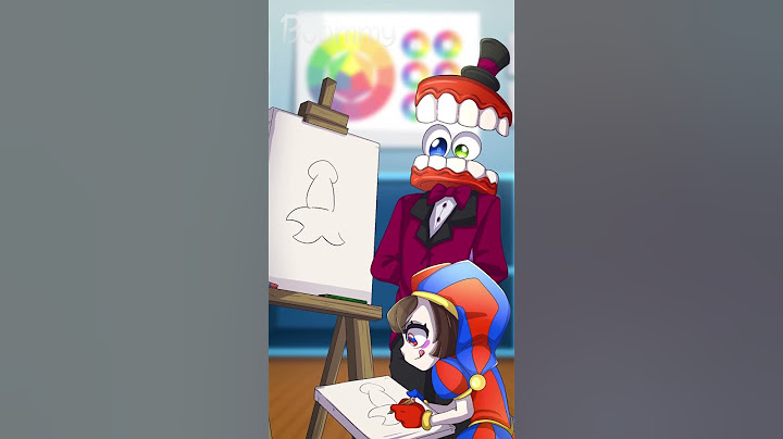 Drawing with Caine and Pomni (The Amazing Digital Circus Animation)