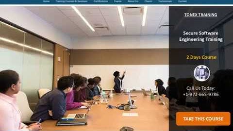 Secure Software Engineering Training ‐ Tonex.Com
