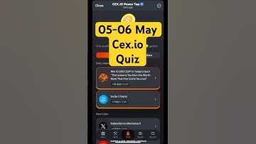 Cex.io Quiz Answers Today 05 & 06 May | Cex.io Daily Quiz | Cex io daily combo | Cex.io daily quiz |