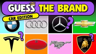 Guess the CAR BRAND 🚗💨 l 45 prestigious car brands to guess 🤩