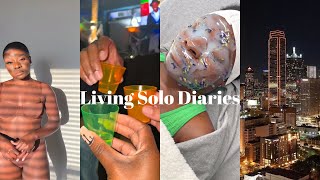 Living Solo Diaries | Facial Chemical Peel, Thrifting Haul, New Hair Vlog