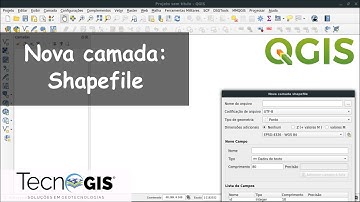 Nova Camada: Shapefile (QGIS)