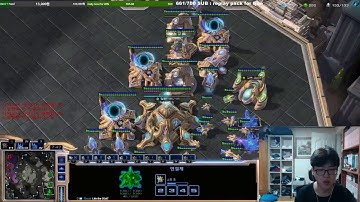 StarCraft 2 LotV - 1v1 (FPVOD) PartinG 원이삭 (Protoss) vs (Zerg) | Acropolis