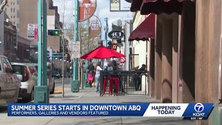 Albuquerque kicks off outdoor performance series to boost downtown