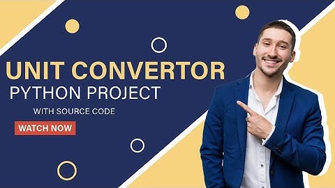 Convert ANY Unit with THIS Python Code | Easy Python Unit Converter