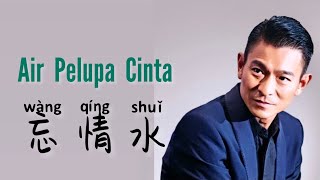 Video thumbnail of "Wang Qing Shui  忘情水 - Andy Lau 劉德華 - Air Pelupa Cinta - Lagu Mandarin Subtitle Indonesia - Pinyin"