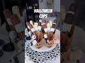 Halloween Cups 🎃 #halloween #halloweendessert #halloween2023 #halloweenparty