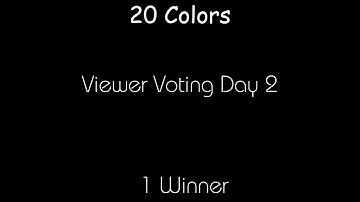 Viewer Voting Day 2