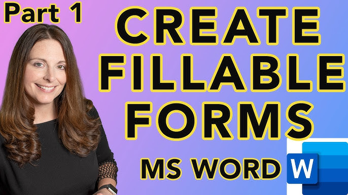 Create Fillable Forms In Microsoft Word - 2024