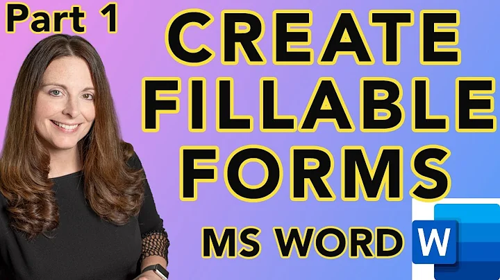 How To Create Fillable Forms In Microsoft Word (Create HR Template Forms) Part 1