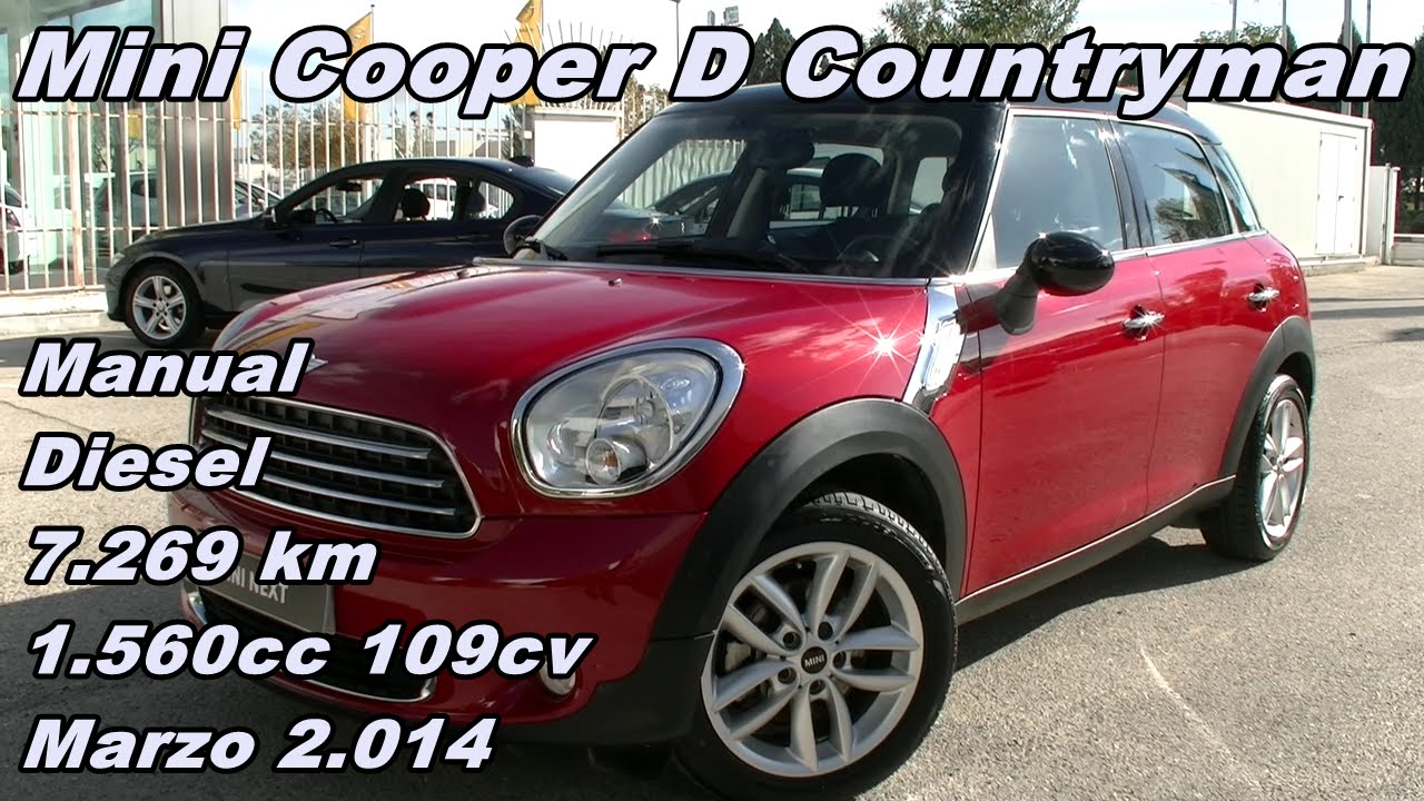 Mini Cooper D Countryman 14 Manual Diesel 109cv 7269km En