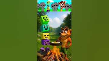 Sprunki Incredibox Blockie X Crash Bandicoot Are Cooking The Egg #sprunki