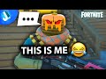 Fortnite But Pretending To Be Mancake (Pretending to be an NPC Challenge)