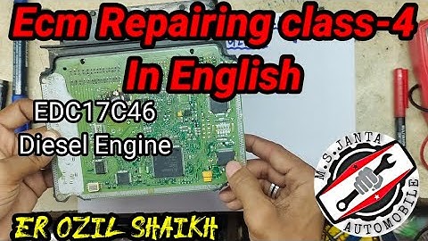 Ecm Repairing class-4 In English | 12v distribution inside the ecm board | EDC17C46 skoda | Ozil S.