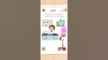 Brian test 4 level 51 chicken🐔 to sit the eggs🥚🎉🥳 enjoy this beautiful videos #gaming  #funnyvideo