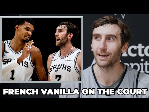 Luke Kornet on Sharing the Floor With Wemby During Games