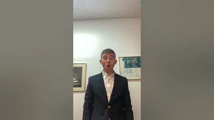 Anthony Mattson sings: Vergin, tutto Amor, I Attem...