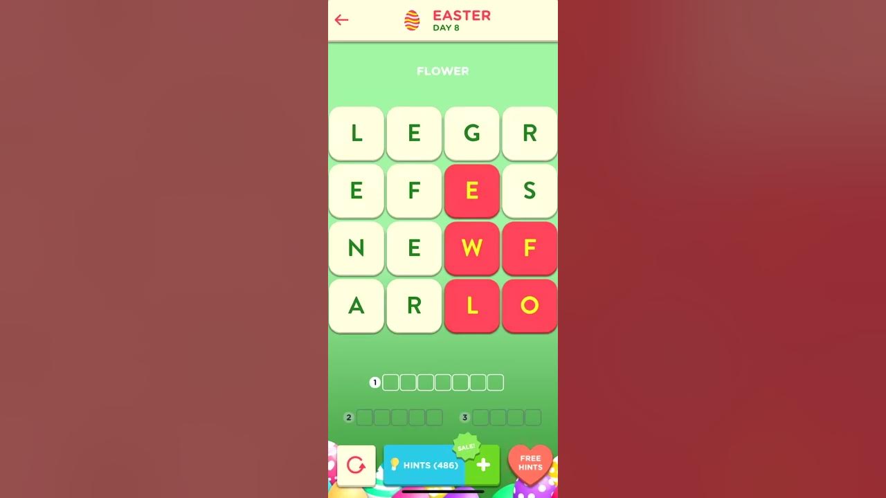 Wordbrain 2 Easter Event Day 8 Answers (Worbrain 2 Answers) YouTube