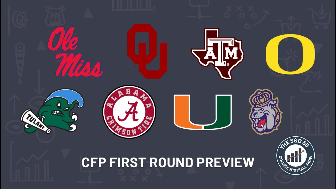 College Football Playoff First Round Preview - YouTube