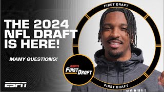 The most OFFENSIVE HEAVY draft EVER?! The 2024 NFL Draft is here! | First Draft
