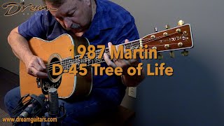 1987 Martin D-45 Tree of Life, Indian Rosewood/Spruce