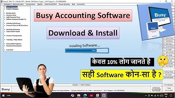 Busy Accounting Softwere Kase Use Kare || Full tutorials Free #busyaccounting