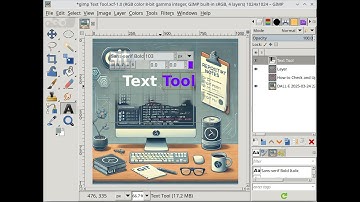 Gimp Text Tool And Try other Tools and Filters