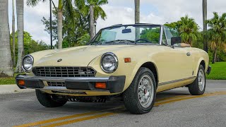 1982 Fiat 124 Spider 2000 Walk-around Video