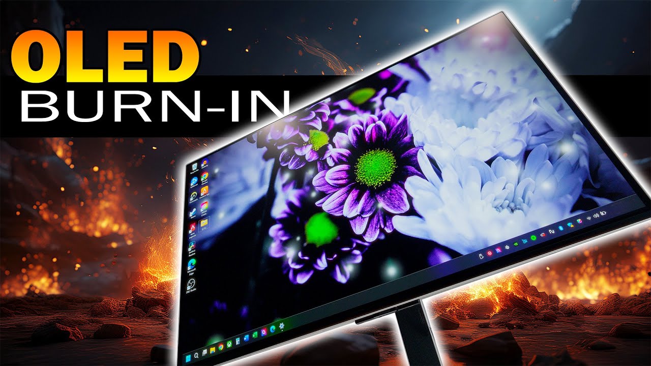 Выгорание OLED-дисплея после 15 месяцев использования на Samsung Odyssey OLED G8 / Тест OLED