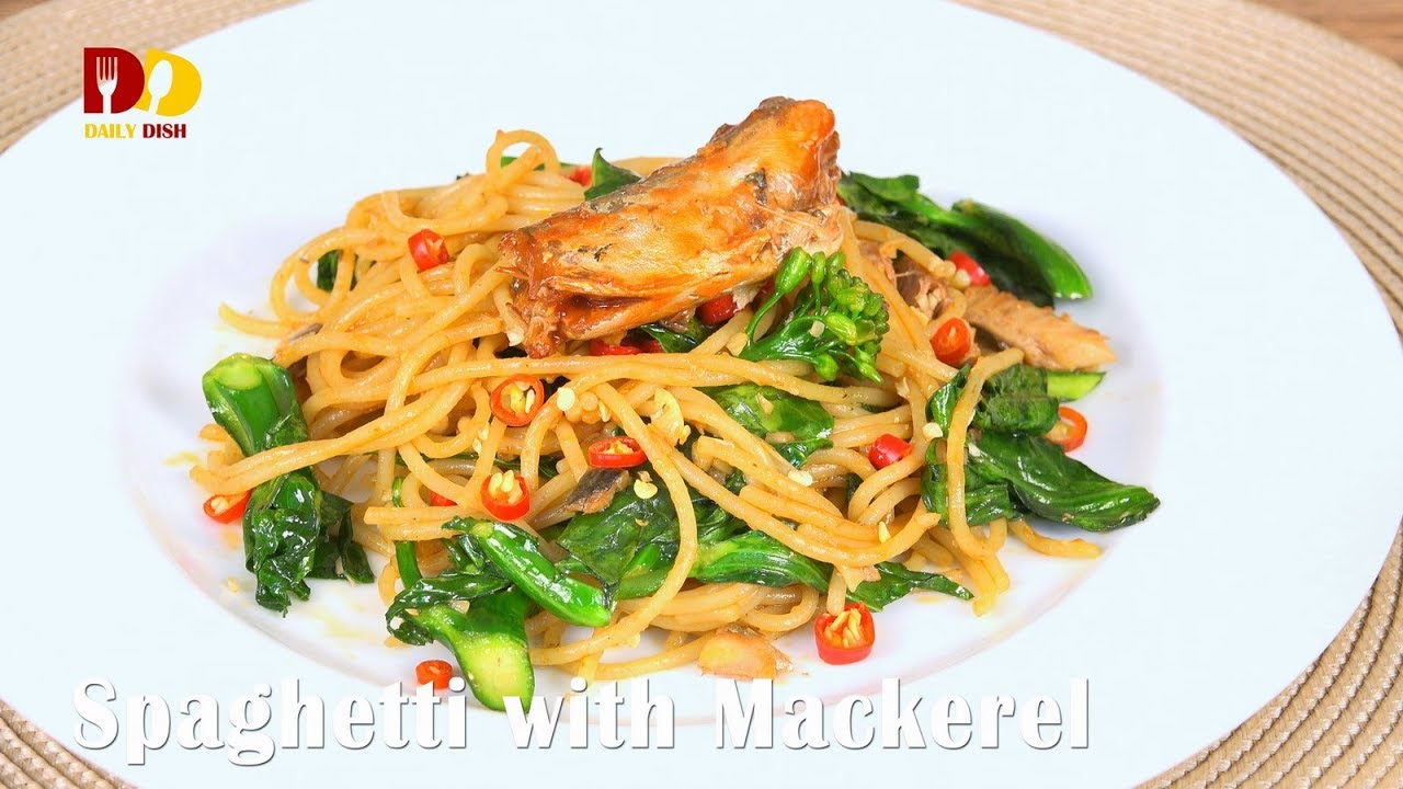 Spaghetti with Mackerel | Thai Food | Spaghetti Pad Pa Kapong | สปาเก็ตตี้ผัดปลากระป๋อง
