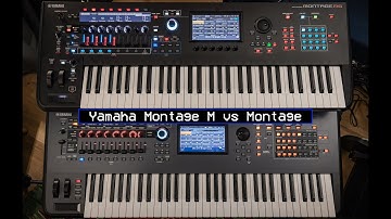 Yamaha Montage M vs Yamaha Montage (HOW YOUR BACKUP IT SOUND ON NEW MONTAGE M) NO AN-X| No Talking |