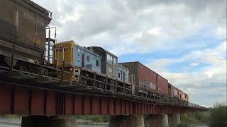 Train 939   DSC over the Rakaia River (HD)