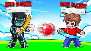 AUTO CLICKER VS AUTO CLICKER In Roblox Blade Ball!