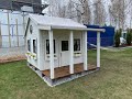 Playhouse 923 kids outdoor playhouse with loft and terrace assembly by wholewoodplayhouses