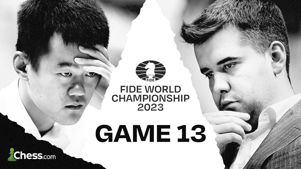 GAME 13 LIVE, World Chess Championship 2023