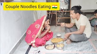 eating Maggi noodles and roti, Mattha  drinking, desi ghi or shakkar eating 🤤 #eating #food #meerut