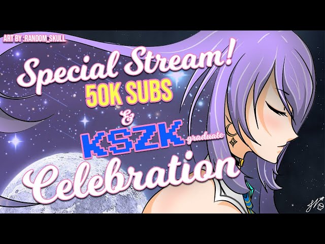 【Moona Hoshinova】50k and KSZK  ̶g̶r̶a̶d̶u̶a̶t̶i̶o̶n̶  Celebration Stream !!! - EN | ID【holoID】のサムネイル