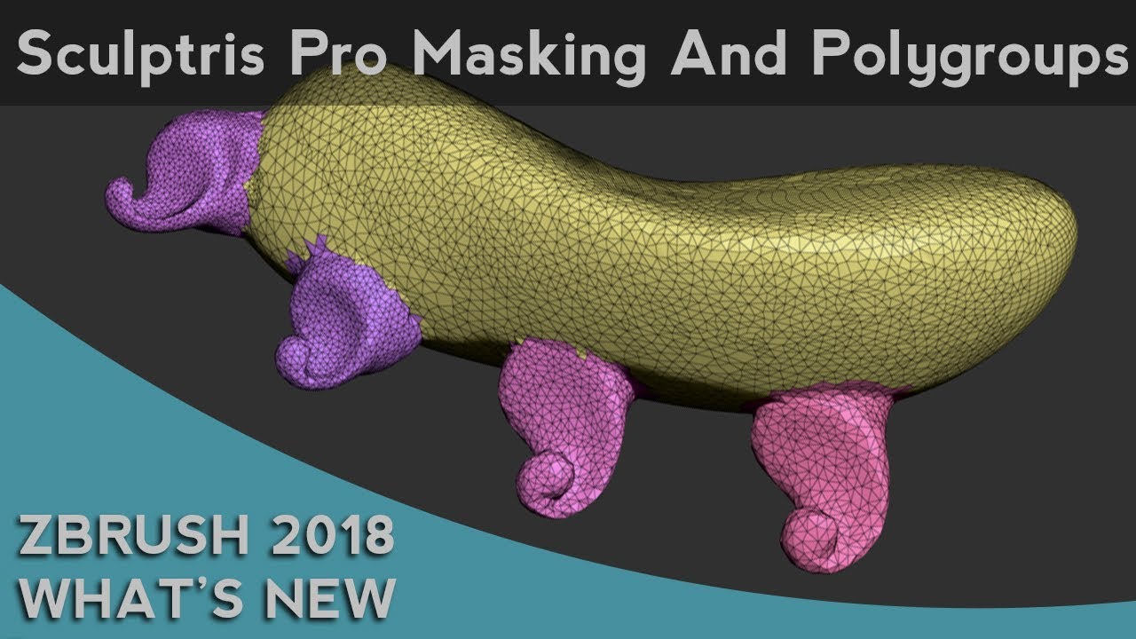 zbrush 2018 mask by topology